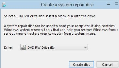 Click on create disk